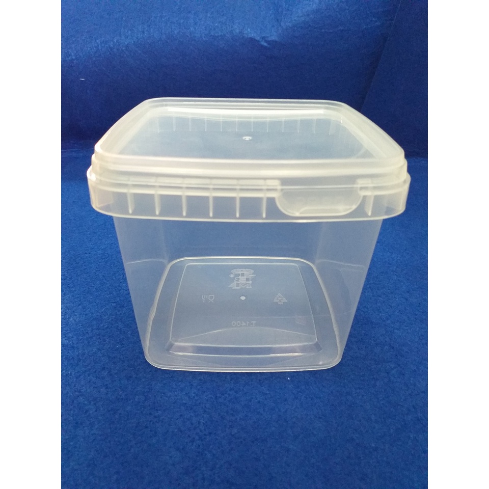 HŨ NHỰA TRONG PP 2700 ml có khoá galenty (1577)