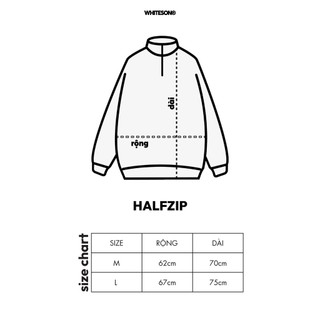 ÁO SWEATER HALFZIP STORY