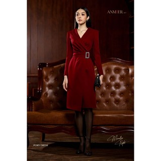 Pory Dress - Đầm dự tiệc cổ vest dáng ngắn - Hàng thiết kế cao cấp của Anmier - Phong cách cổ điển