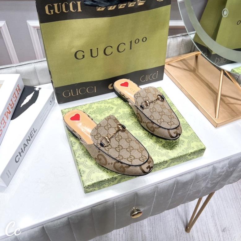 Sục Gucci Hoạ Tiết Nâu Full Size 35-39  -  By Anh Dinh Phuong