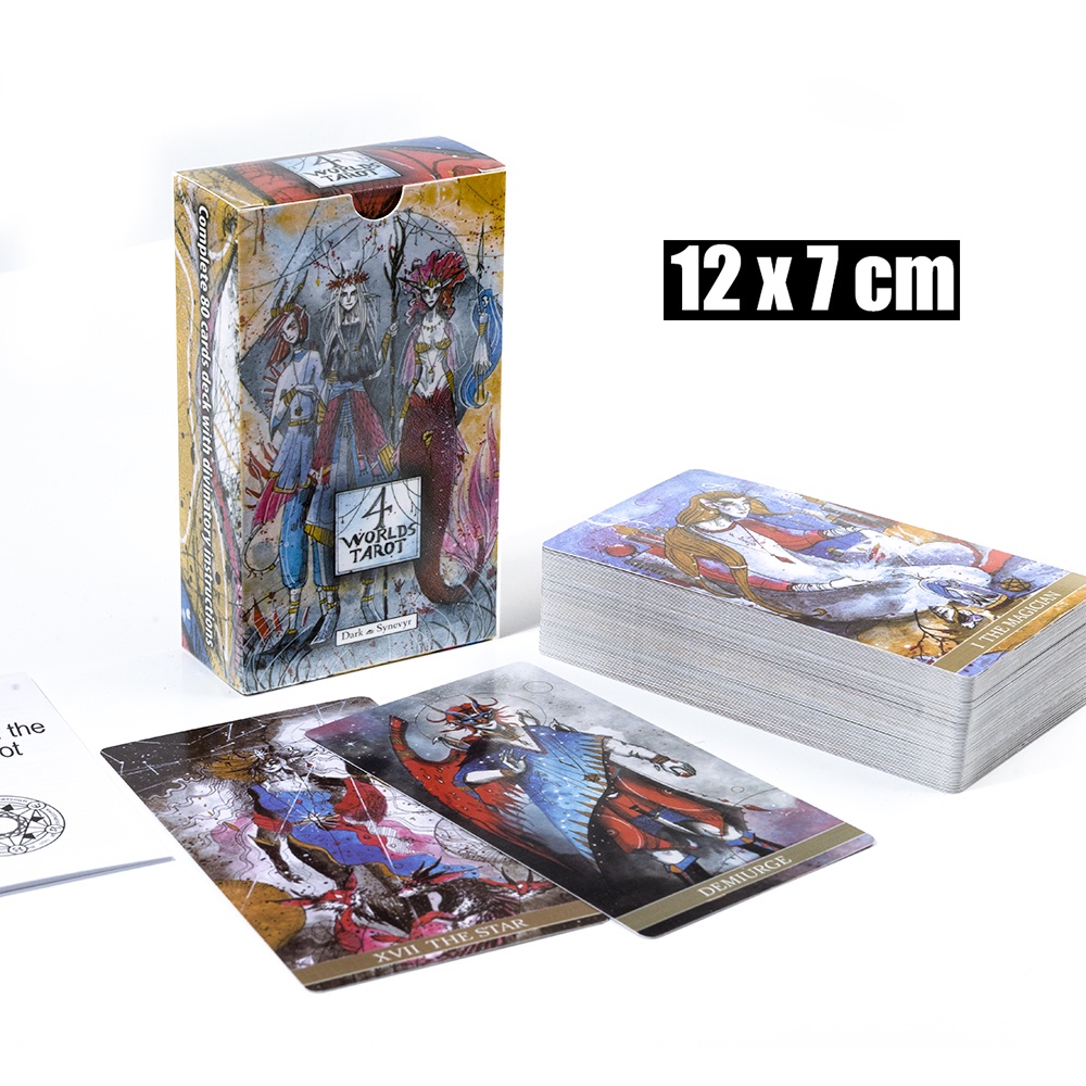 Bộ Bài Tarot Thế Giới 4 Kích Thước 12x7cm