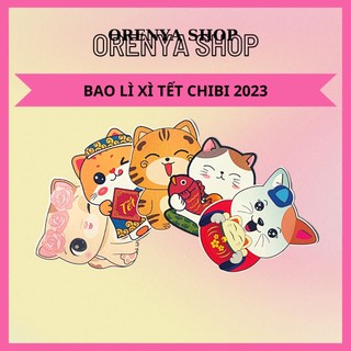 Bao lì xì chibi tết 2023