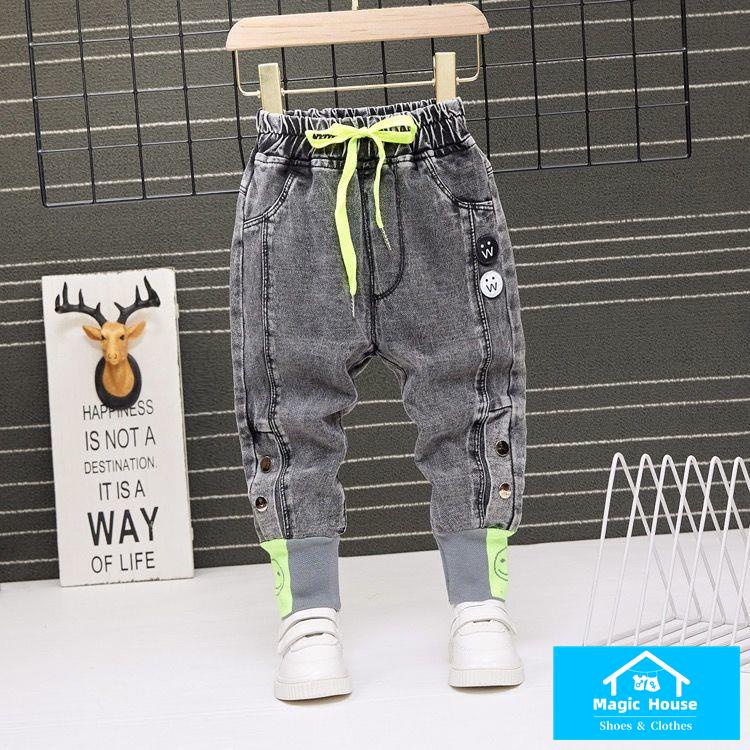 M & H Bán Chạy Quần Jean Co Giãn Cho Bé Trai