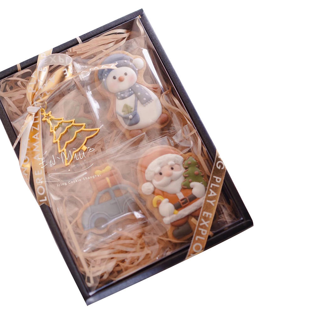 Khuôn Cắt Bánh Quy Trang Trí Giáng Sinh Năm Mới