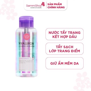 Nước tẩy trang pha dầu Cathy Doll Hyaluron Cleasing Oil in Water 500ml