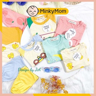 [LDD13] Bộ Dài Tay Thun lạnh MINKY MOM CÓ SIZE ĐẠI, Dễ Thương, Mềm Mịn, Thoáng Mát, Thoải Mái Hàng Chuẩn Đẹp Cho Bé