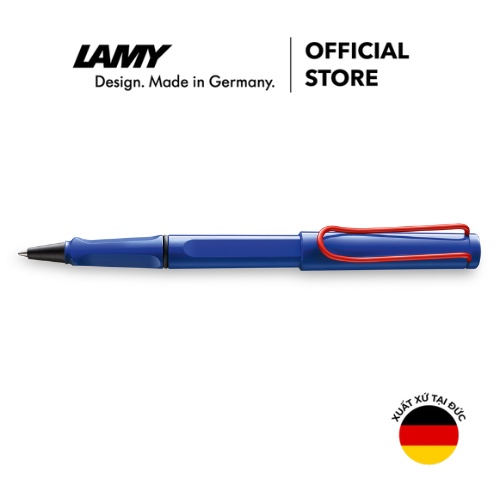 Bút bi nước Lamy Safari 314 RP blue/red clip