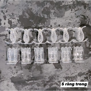 Kẹp 5 Răng màu, 5 răng trong (lố)