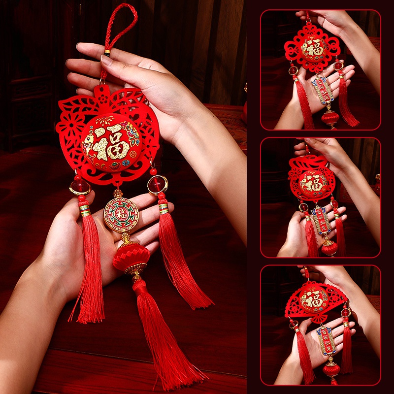 Dây Treo Chậu Cây Trang Trí Năm Mới 2023 Phong Cách Trung Hoa