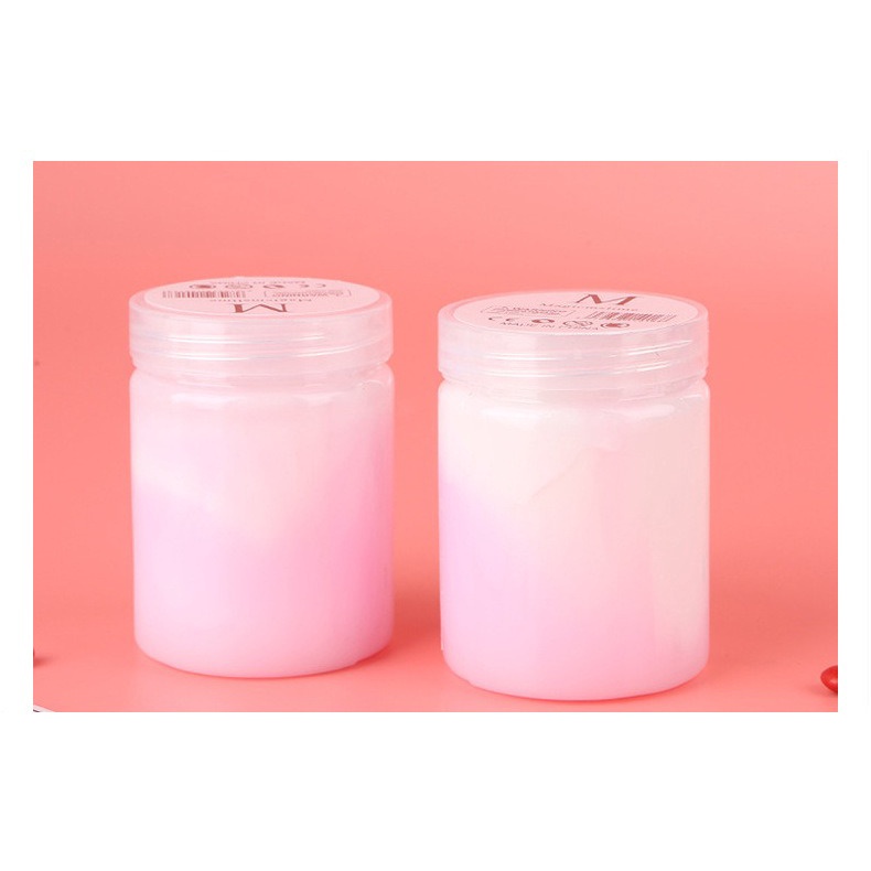 Slime thạch sữa mix 2 màu nhũ cực đẹp đồ chơi slam squishy