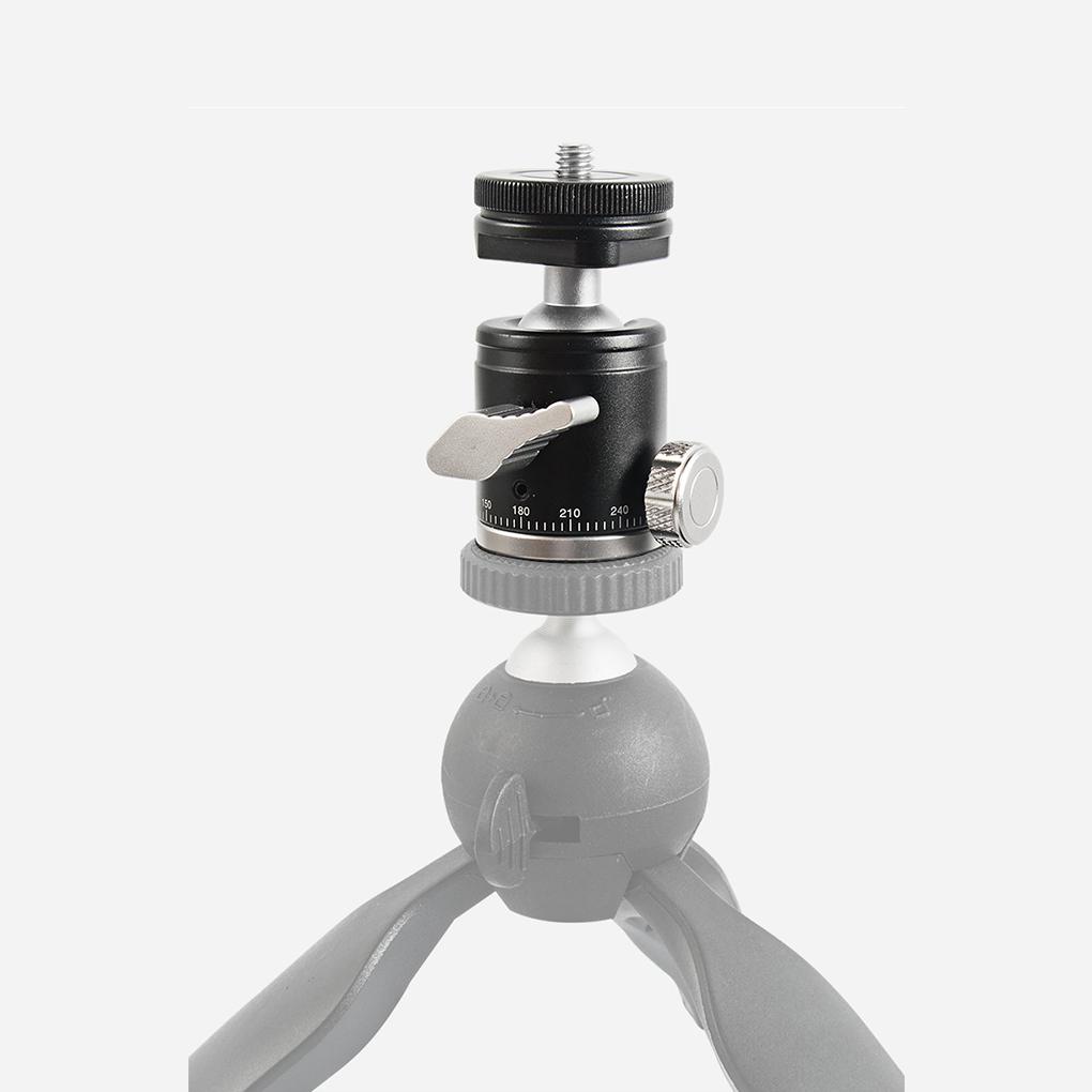 Khớp Nối Giá Đỡ Ba Chân Đầu Bi Xoay 360 Độ Thông Dụng Cho Máy Ảnh