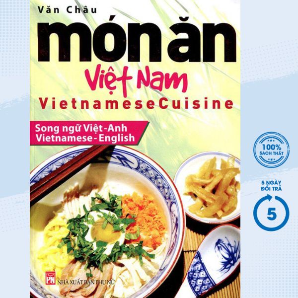 Sách - Món Ăn Việt Nam - Vietnamese Cuisine ( Song Ngữ Việt - Anh) - PNU