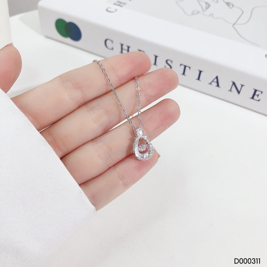 Dây chuyền Alice chất liệu bạc ý 925 thời trang phụ kiện trang sức Viễn Chí Bảo D000311
