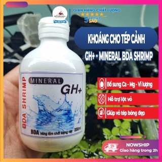 Khoáng cho tép cảnh dạng nước - gh+ bda shrimp đậm đặc - tép xinh aqua