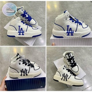 [𝐒𝐀𝐋𝐄 ĐẬ𝐌 2022 ] Giày MLB Chunky Liner Hight White Black,giày MLB NY Đen Trắng,LA cổ cao Hot Nhất bản đẹp nhất mới nhất
