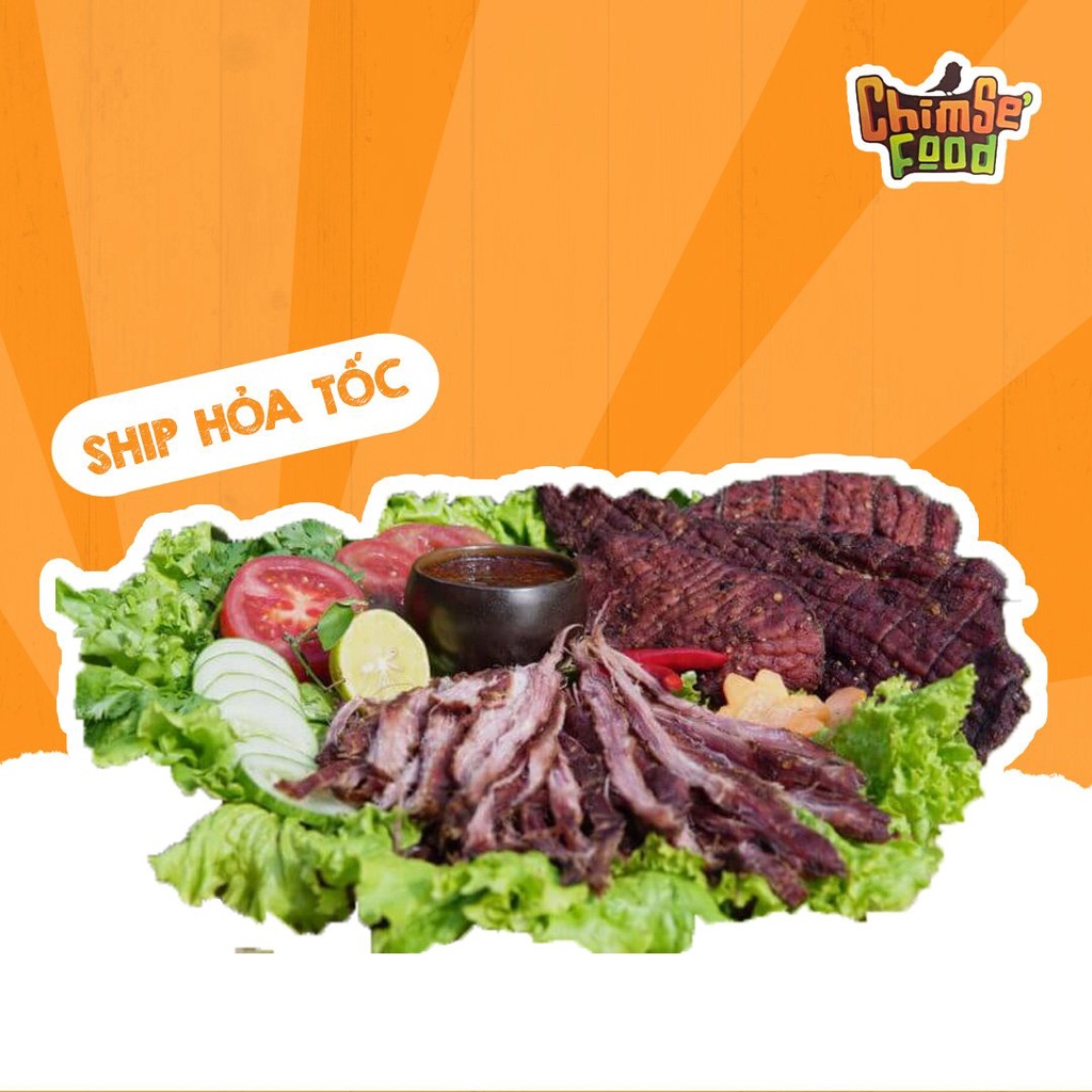 Thịt Lợn Gác Bếp Gói 500g Hương Vị Tây Bắc Chim Sẻ Food