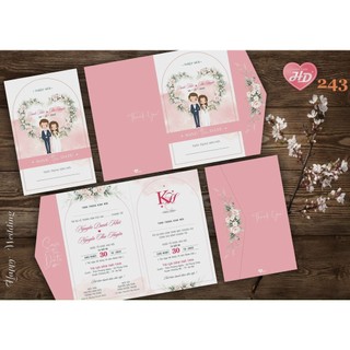Thiệp cưới khách lẻ
