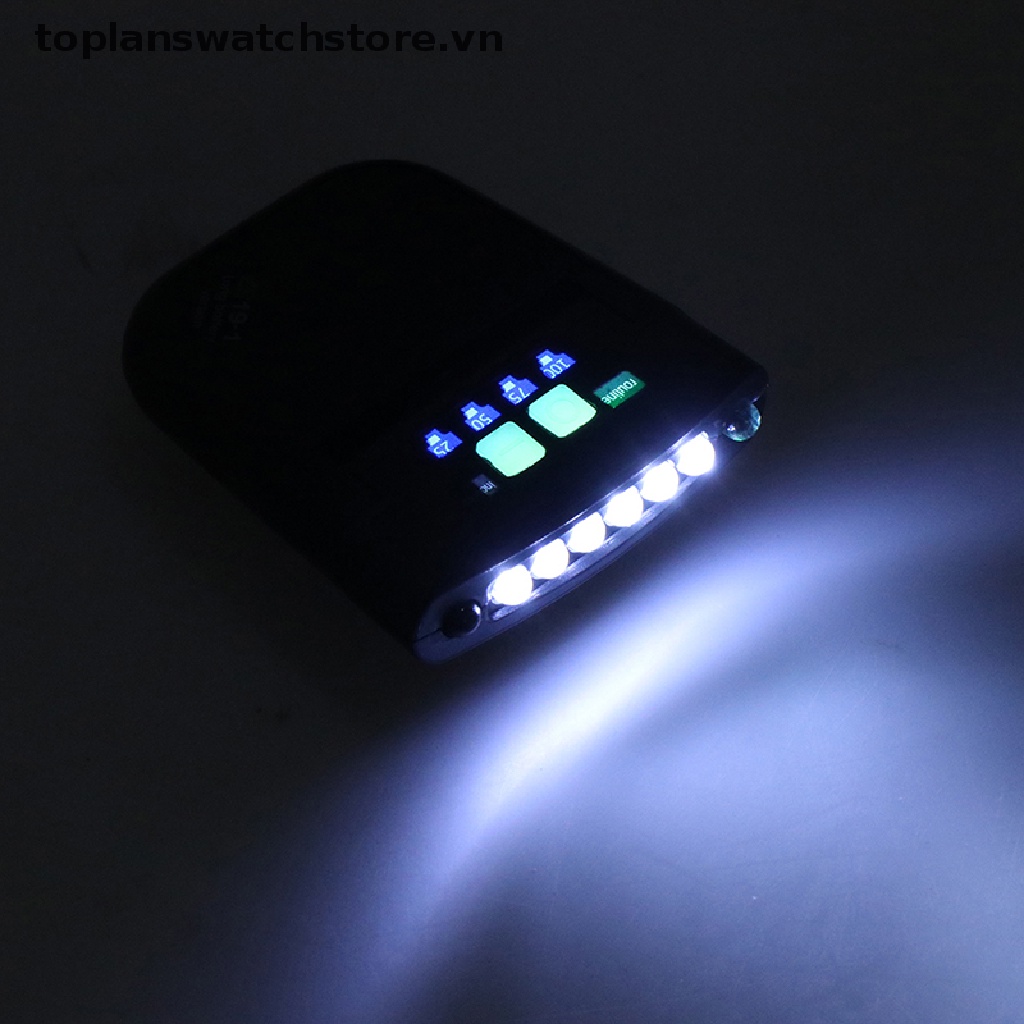 Đèn LED Kẹp Mũ Lưỡi Trai Cảm Ứng Có Thể Sạc Lại Dùng Cho Cắm Trại Ngoài Trời