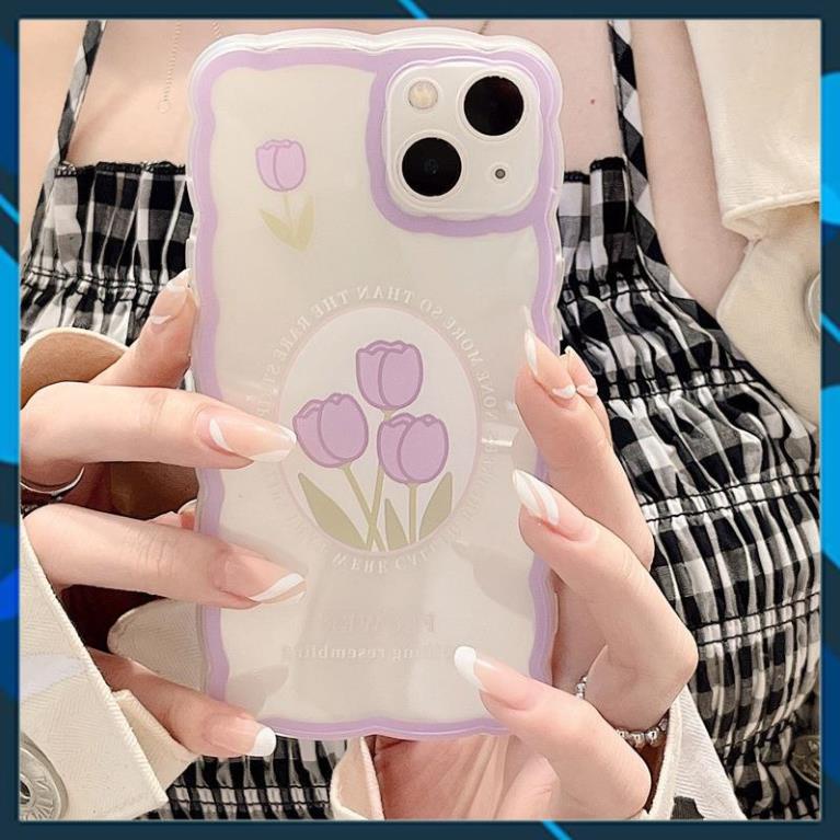 Ốp lưng IPhone trong lượn sóng hoa la vie 6/6s/6plus/6splus/7/7plus/8/8plus/xs/11/12/13/14/pro/max/plus/promax TLS18