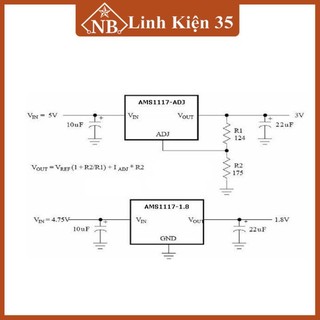 IC nguồn AMS1117 SOT223