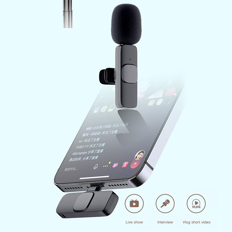 Micro Cài Áo Không Dây Mini Cho Điện Thoại Máy Tính