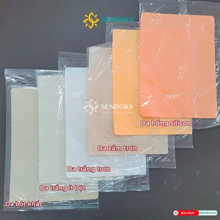 5 miếng Da giả học phun xăm, tập xăm, da bột điêu khắc