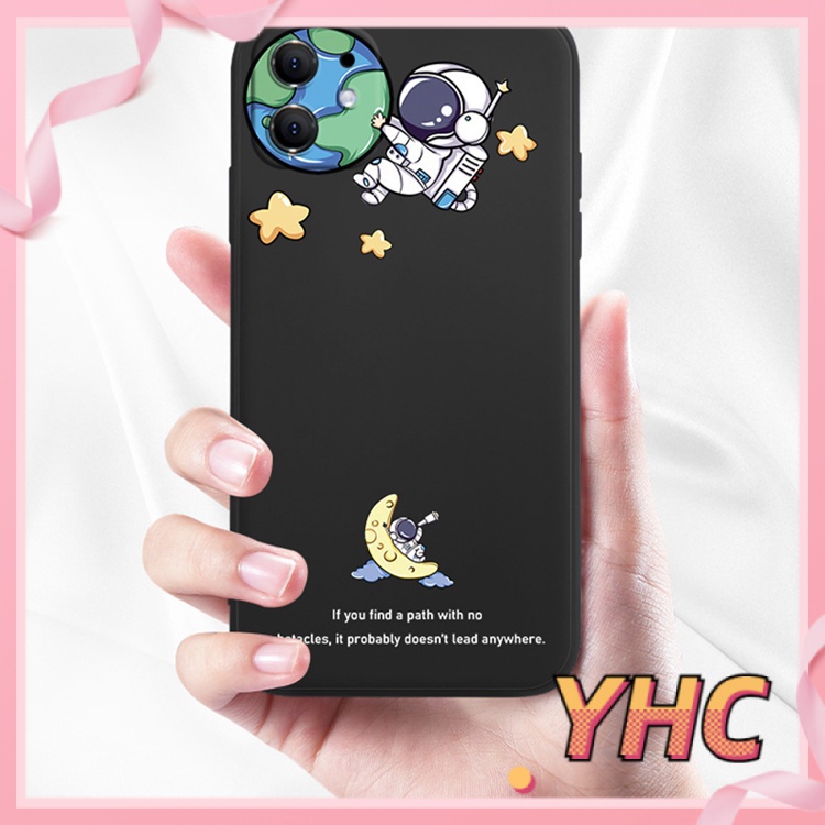 ốp iphone Họa Tiết Phi Hành Gia tương thích Phone 6s 6splus 7 7plus 8 8plus X XS XSMAX 11 12 Pro Max Plus Promax-976