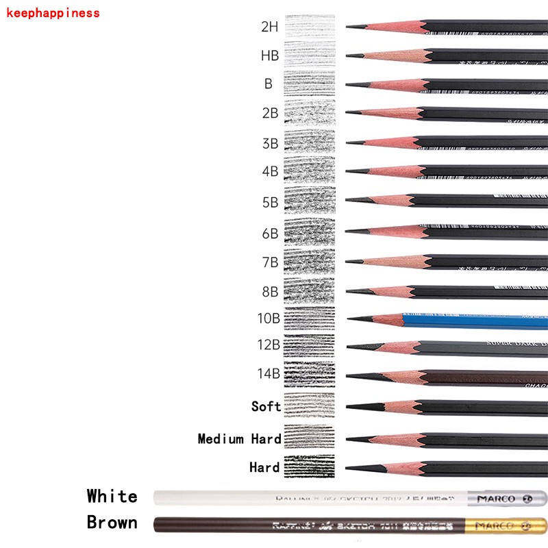 Bút Chì Than 2H-14B Chuyên Dụng Cho Học Sinh