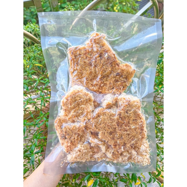 Cơm cháy chà bông siêu sốt ruốc - 2 LOẠI VUÔNG/TRÒN ĐÁY NỒI - Cơm BAO GIÒN THƠM NGON - Ăn vặt Hà Nội