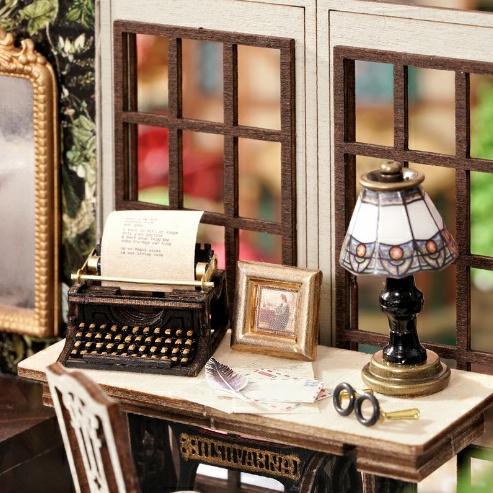 Mô hình nhà gỗ DIY Nhà Vintage