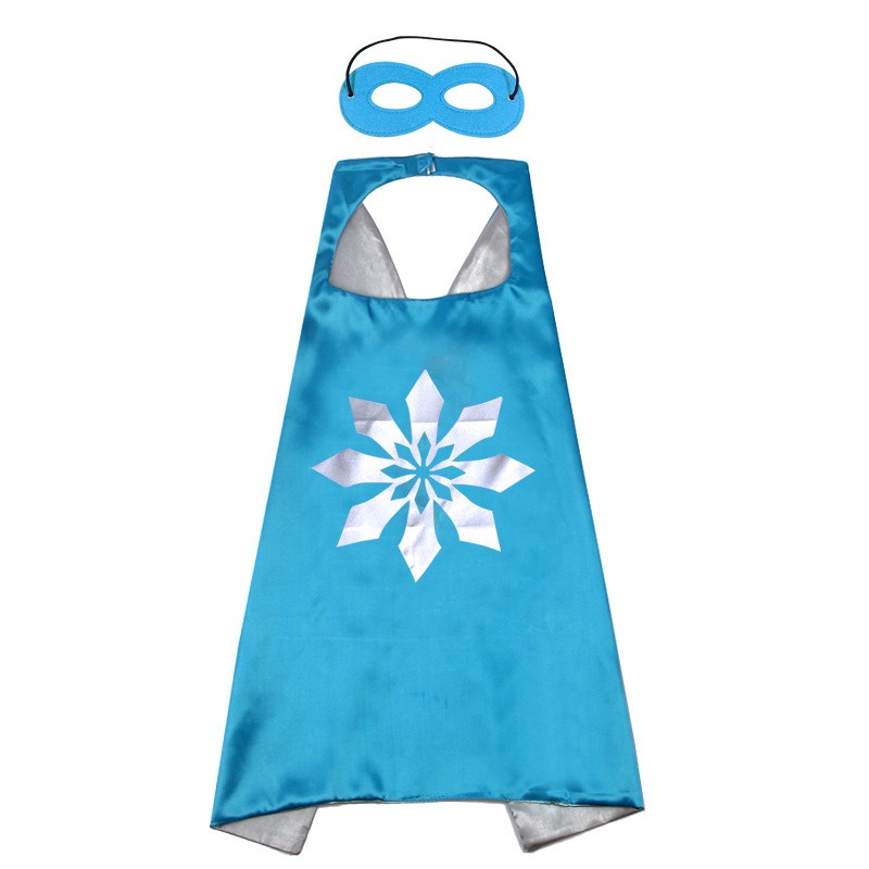 Bộ áo choàng ELSA  ANA+ mặt nạ hóa trang FROZEN nữ hoàng băng giá cho bé gái đồ chơi siêu nhân