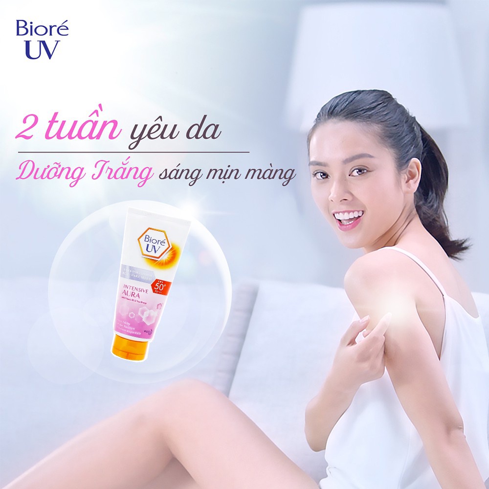 Serum chống nắng dưỡng thể Biore UV Anti-Pollution trắng sáng