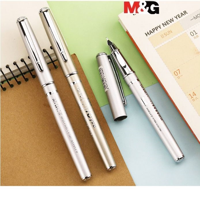 [Chọn màu] Bút máy ngòi trơn M&amp;G FFP43901 I LOVE YOU / Bút mực 43901 ngòi hợp kim nguyên bản, mực ra đều, êm trơn