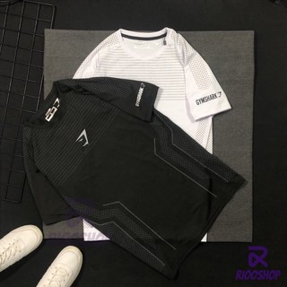 Áo thun nam thể thao tay ngắn Shark cao cấp RTS021 - áo thun lạnh tập gym