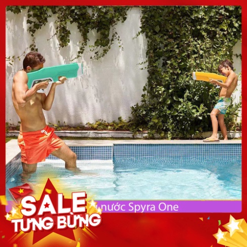 Súng nước Áp lực loại To Đại sử dụng Điện ⚡ Độc Nhất ⚡ , tạo áp lực bắn cực mạnh Spyra One đẹp lung lin