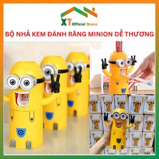 Bộ nhả kem đánh răng minion đáng yêu