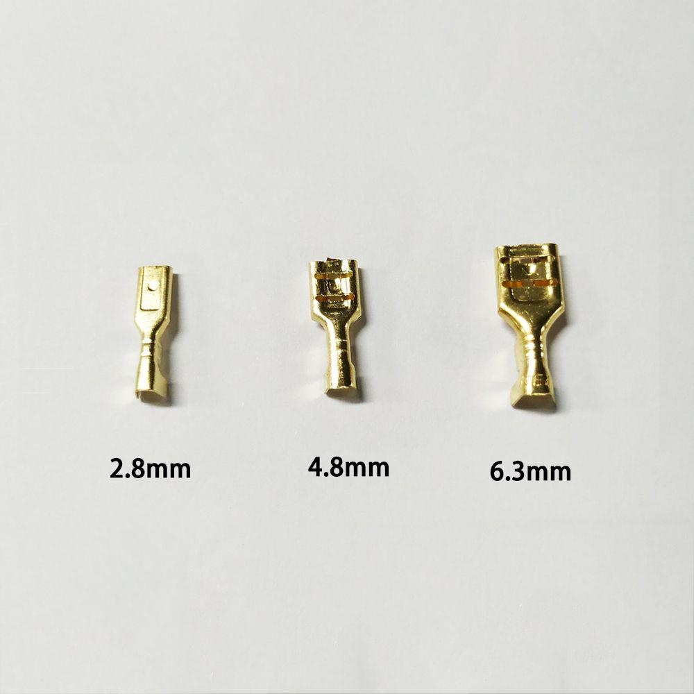 Set 200 Đầu Nối Dây Điện Cách Nhiệt 2.8/4.8/6.3mm Cho Xe Máy, Ôtô