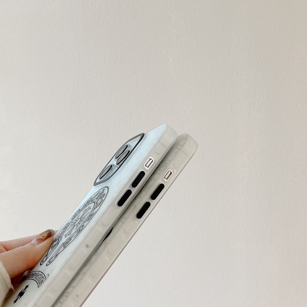 Ốp Điện Thoại Nhựa pvc In Hình logo Chrome Hearts Iphone 11 11 Promax 12 12 Pro 12 Promax 13 13 Pro 13 Promax 14 14 Plus 14 Pro 14 Promax