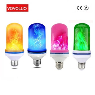 Bóng đèn led 99 bóng e27 9w hiệu ứng ngọn lửa nhấp nháy trang trí sân vườn