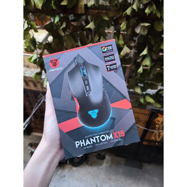 Chuột chơi game Fantech phantom x15 led RGB 7 nút có phần mềm tùy chỉnh