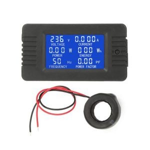 Đồng hồ công tơ đo điện hiển thị 6 thông số 100a pvaf-100a