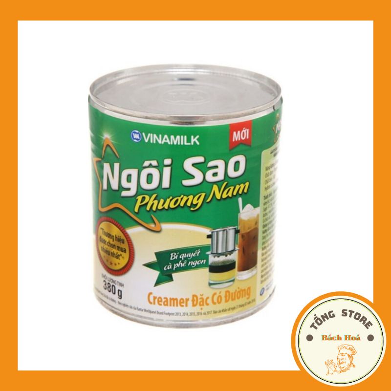 Sữa đặc Ngôi sao Phương Nam xanh 380g thơm ngon