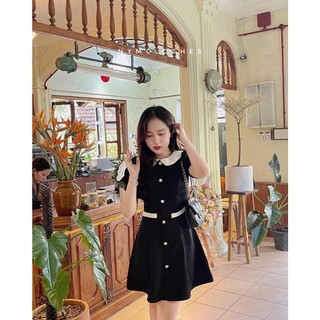✿ ĐẦM ĐEN CỔ SEN ✿