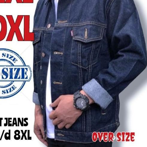 Áo Khoác Jean Xanh Dương SIZE Lớn Cho Nam