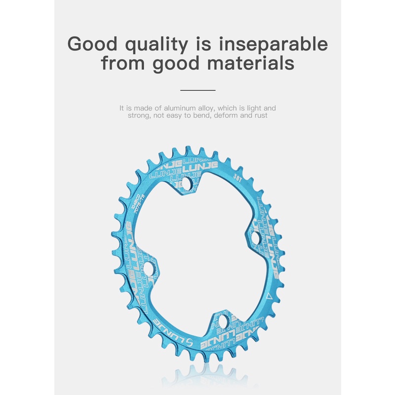 Đĩa Sên Tròn 104BCD 104BCD 32T 34T 36T 38T Cho Xe Đạp Leo Núi