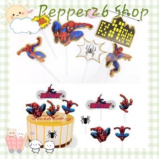 Que cắm trang sticker trang trí bánh sinh nhật, bánh kem - Pepper26 Shop