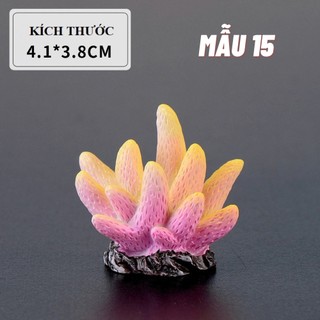 Phụ kiện trang trí bể cá mini
