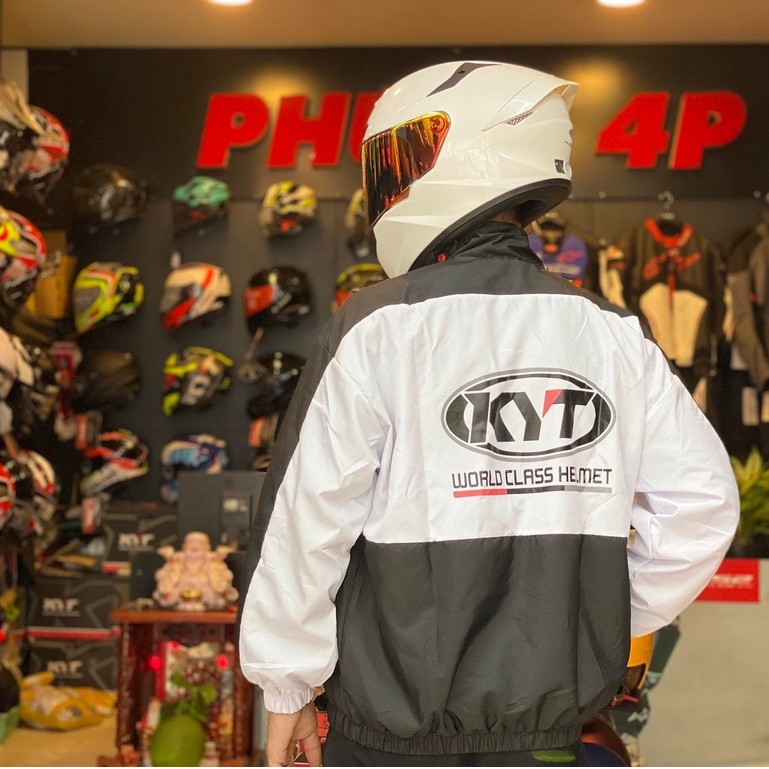 Áo Khoác KYT 4P Unisex Vải Chất Dù 2 Lớp dày dặn cao cấp thời trang