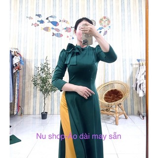 áo dài tây thi đính nơ