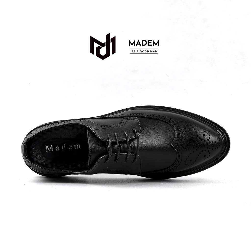 Giày da nam MADEM cổ thấp LN6 da bò Nappa hơi hướng cổ điển - Full box bảo hành 12 tháng